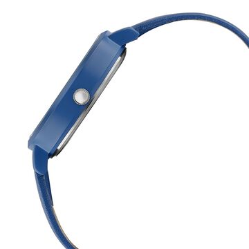 Sonata Poze Quartz Analog Blue Dial Leather Strap Watch for Women