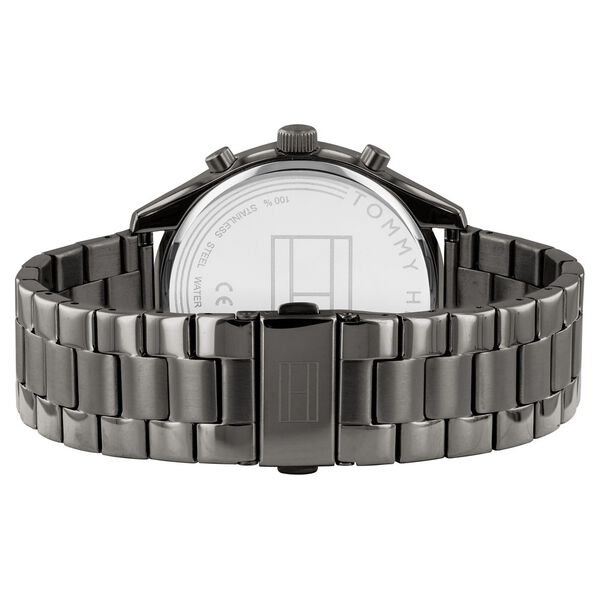 Tommy Hilfiger Quartz Multifunction Black Dial Stainless Steel Strap Watch for Men - image number 2