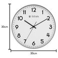 Titan Wall Clock 30 cm White Silent - Image 3