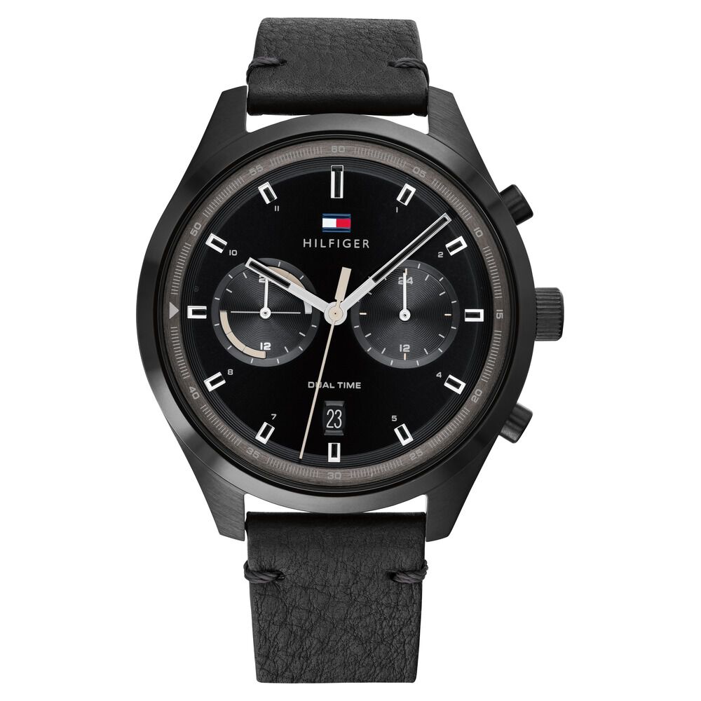 Buy Online Tommy Hilfiger Quartz Multifunction Grey Dial Watch for