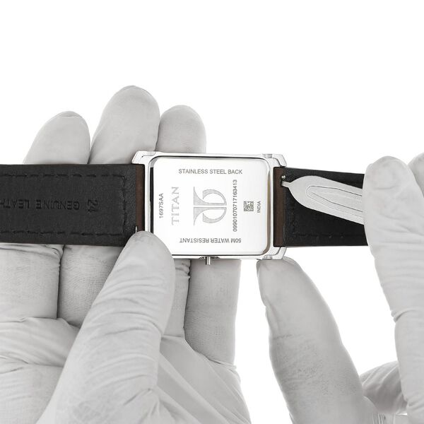 24 mm Brown Genuine Leather Straps for Men - image number 5