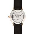 Titan Nebula Divinity 18k Gold Analog with embossed figure of godess Lakshmi Leather Strap Watch for women  - image number 3