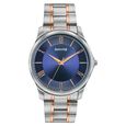 Sonata Traditional Essentials Green Dial Gold-Tone Stainless Steel Strap Watch