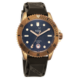 Xylys Swiss Automatic Brown Dial Brown Leather Strap Watch For Men - image number 1