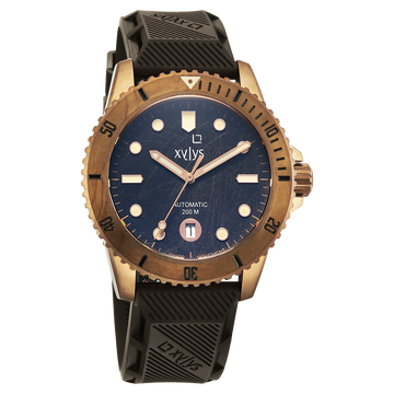 Xylys Swiss Automatic Brown Dial Brown Leather Strap Watch For Men