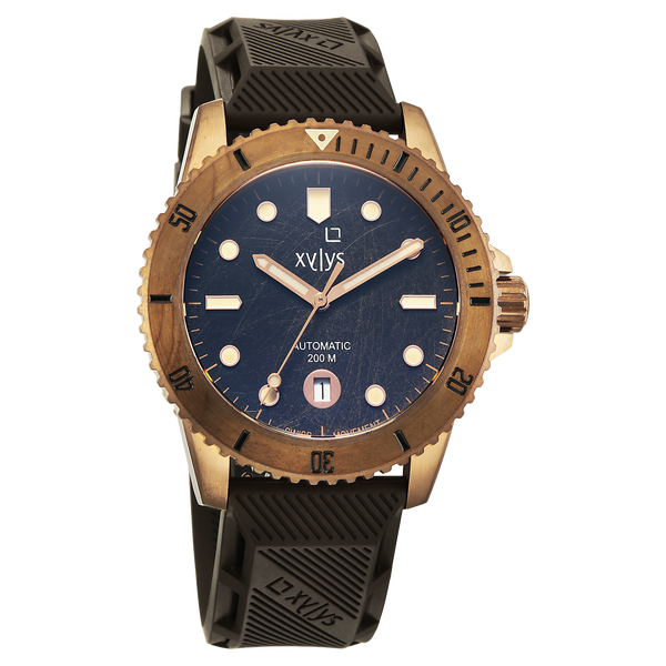 Xylys Swiss Automatic Brown Dial Brown Leather Strap Watch For Men - image number 1