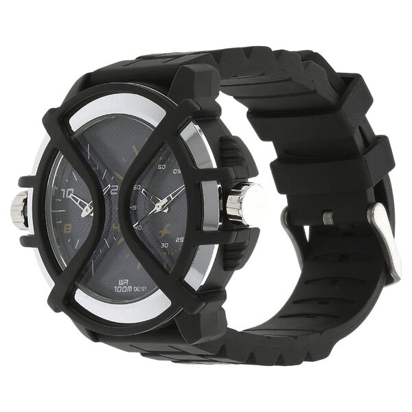 Fastrack Quartz Chronograph Blue Dial Plastic Strap Watch for Guys - image number 1