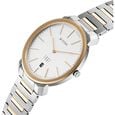 Edge Meister Quartz Analog with Date White Dial Rose Gold Titanium Strap Watch For Men - image number 9
