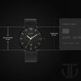 Titan Black and Gold Black Dial Analog Stainless Steel Strap watch for Men - image number 2
