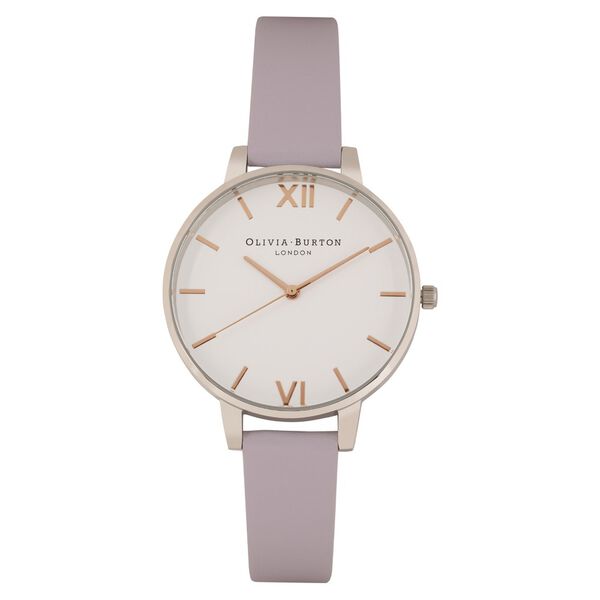 Olivia Burton Quartz Analog White Dial Leather Strap Watch for Women - image number 0