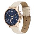Tommy Hilfiger Blue Dial Leather Strap Watch for Women - image number 1