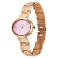 Titan Raga Glimmers Quartz Analog Pink Dial Rose Gold Metal Strap Watch For Women - image number 2