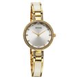 Sonata Aura Quartz Analog Pink Dial Rose Gold Stainless Steel Strap Watch For Women