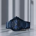 Titan Classic Slim Quartz Analog with Date Black Dial Stainless Steel Strap Watch for Men
