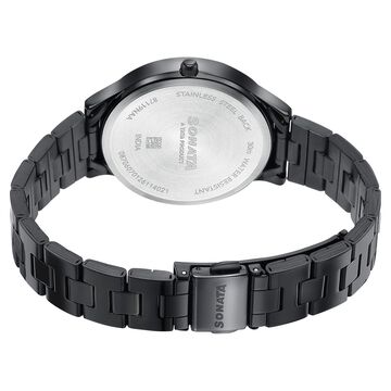 Sonata Women's Work Wear braitiful black Watch - Premium Multifunction design for everyday style