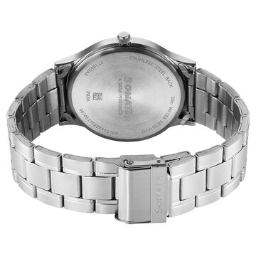 Sonata Aspire Quartz Analog Green Dial Stainless Steel Strap Watch For Men