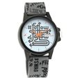 Fastrack Hashtag Quartz Analog White Dial Silicone Strap Unisex Watch