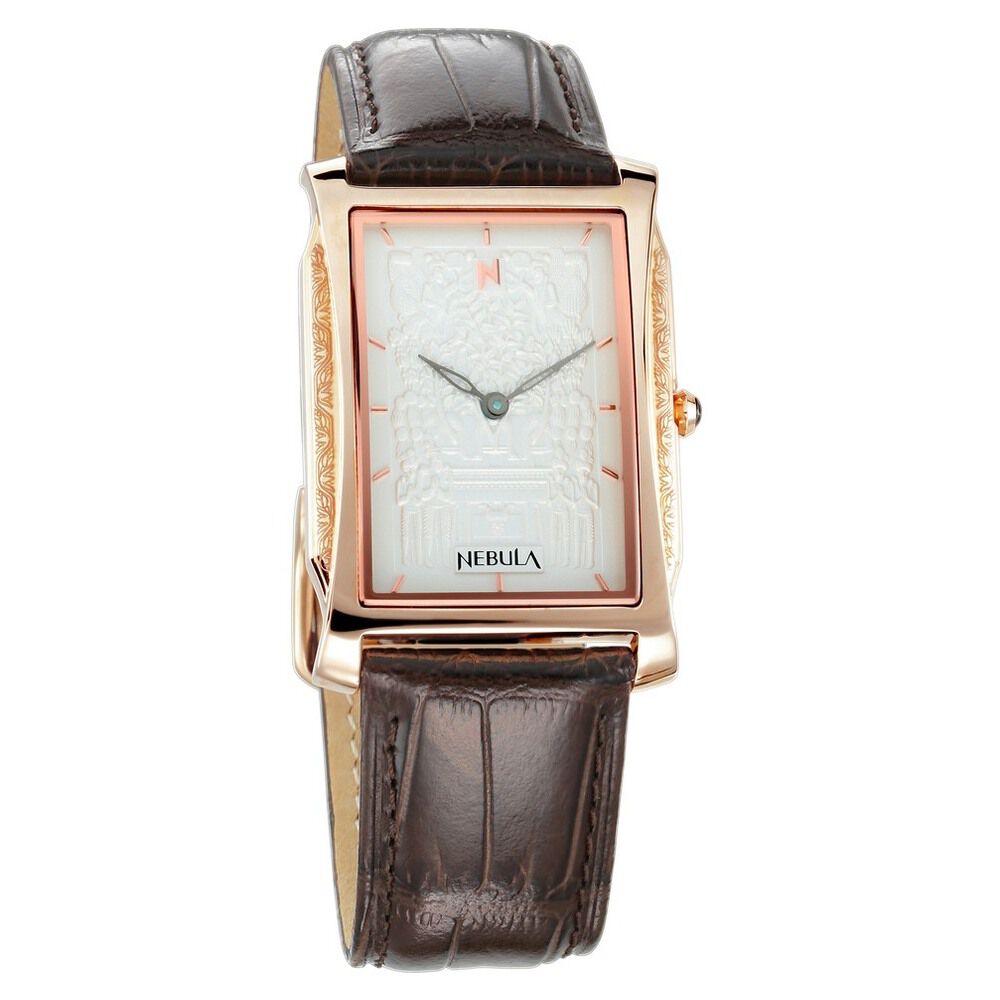 Buy Online Titan Nebula Lotus Quartz Analog 18 Karat Solid Gold