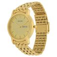 Sonata Quartz Analog with Day and Date Champagne Dial Metal Strap Watch for Men - image number 1