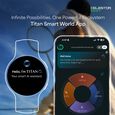 Titan Celestor Swift GPS Smartwatch with Advanced Badminton Mode, Zone Based Training ,AI Brief & Titan Q-Beige - image number 6