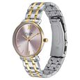 Poze By Sonata Quartz Analog Pink Dial Two Toned Stainless Steel Strap Watch For Women - image number 4