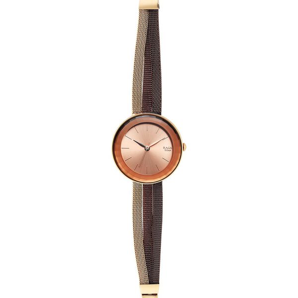 Titan Raga Delight Rose Gold Dial Women Watch With Stainless Steel Strap - image number 1