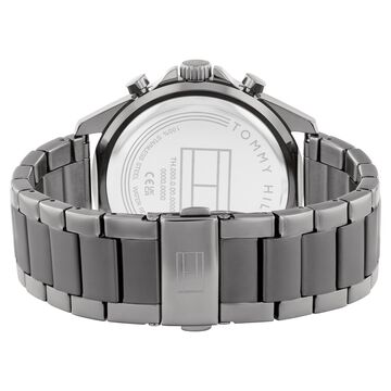 Tommy Hilfiger Multifunction Grey Dial Grey Color Stainless Steel Strap Watch For Men