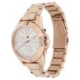 Tommy Hilfiger Quartz Multifunction Silver Dial Metal Strap Watch for Women - image number 1