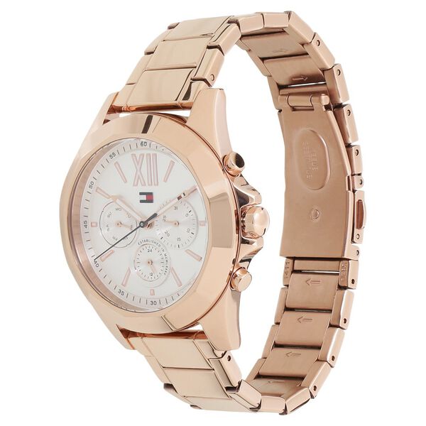 Tommy Hilfiger Quartz Multifunction Silver Dial Metal Strap Watch for Women - image number 1