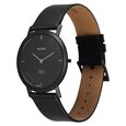 Titan Edge Black Dial Quartz Leather Strap Watch for Men - image number 5