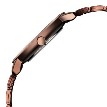 Sonata Sleek Women Bronze Sunray Dial Ultra-Slim Brown Metal Watch