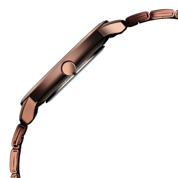 Sonata Sleek Women Bronze Sunray Dial Ultra-Slim Brown Metal Watch - image number 4