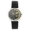 Fastrack Loopholes Quartz Analog Black Dial Silicone Strap Watch for Guys - image number 0
