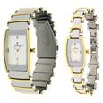 Titan Quartz Analog with Date Silver Dial Metal Strap Watch for Couple - image number 1