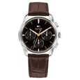 Tommy Hilfiger Quartz Multifunction Black Dial Brown Leather Strap Watch For Men - image number 0