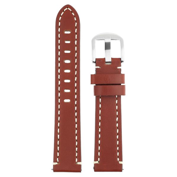 20 mm Tan Genuine Leather Straps for Men - image number 0