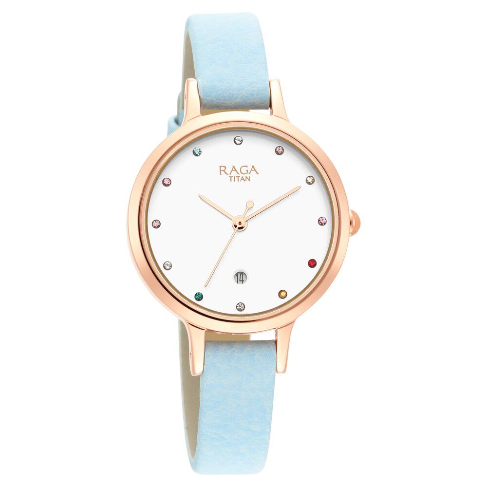 Titan raga ladies watches leather belt 2025