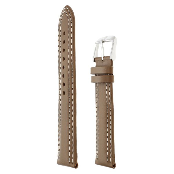 22 mm Brown Genuine Leather Straps for Men - image number 2
