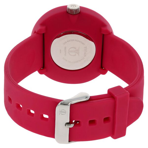 Titan Quartz Analog Pink Dial Plastic Strap Watch for Women - image number 3