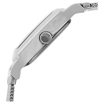 Fastrack Quartz Analog Silver Dial Metal Strap Watch for Girls