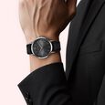 Titan Elegance Analog with Date by Hand and Dark Grey Dial Black Leather Strap Watch for Men - image number 7