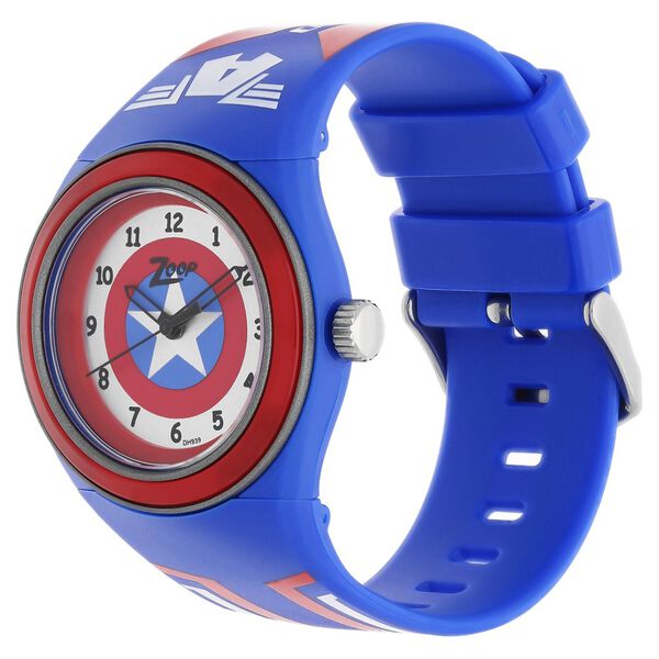 Zoop Marvel Avengers Analog Watch with Red Dial & Multicoloured Strap for Boys Kids, from House of Titan - image number 2