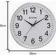 Titan 30cm White faced Silent Wall Clock for Modern Homes - image number 5