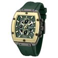 Kenneth Cole Quartz Multifunction Green Dial Green Colour Silicone Strap Watch For Men - image number 1