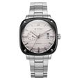 Titan Vintage Concealed Automatic Analog with Blue Dial Blue Leather Strap Watch for Men