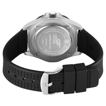 SF Sporty Analogs Quartz Analog Black Dial Black Plastic Strap Watch For Men