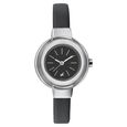 Fastrack Quartz Analog Silver Dial Leather Strap Watch for Girls