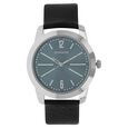 Sonata Quartz Analog Purple Dial Leather Strap Watch for Men