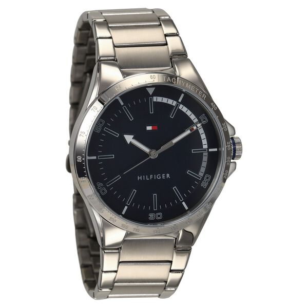 Tommy Hilfiger Quartz Analog Blue Dial Stainless Steel Strap Watch for Men - image number 1
