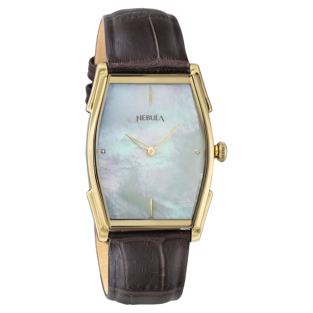 Buy Online Titan Nebula Nebula Quartz Analog 18 Karat Solid Gold